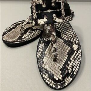 Tory Burch snake print sandals